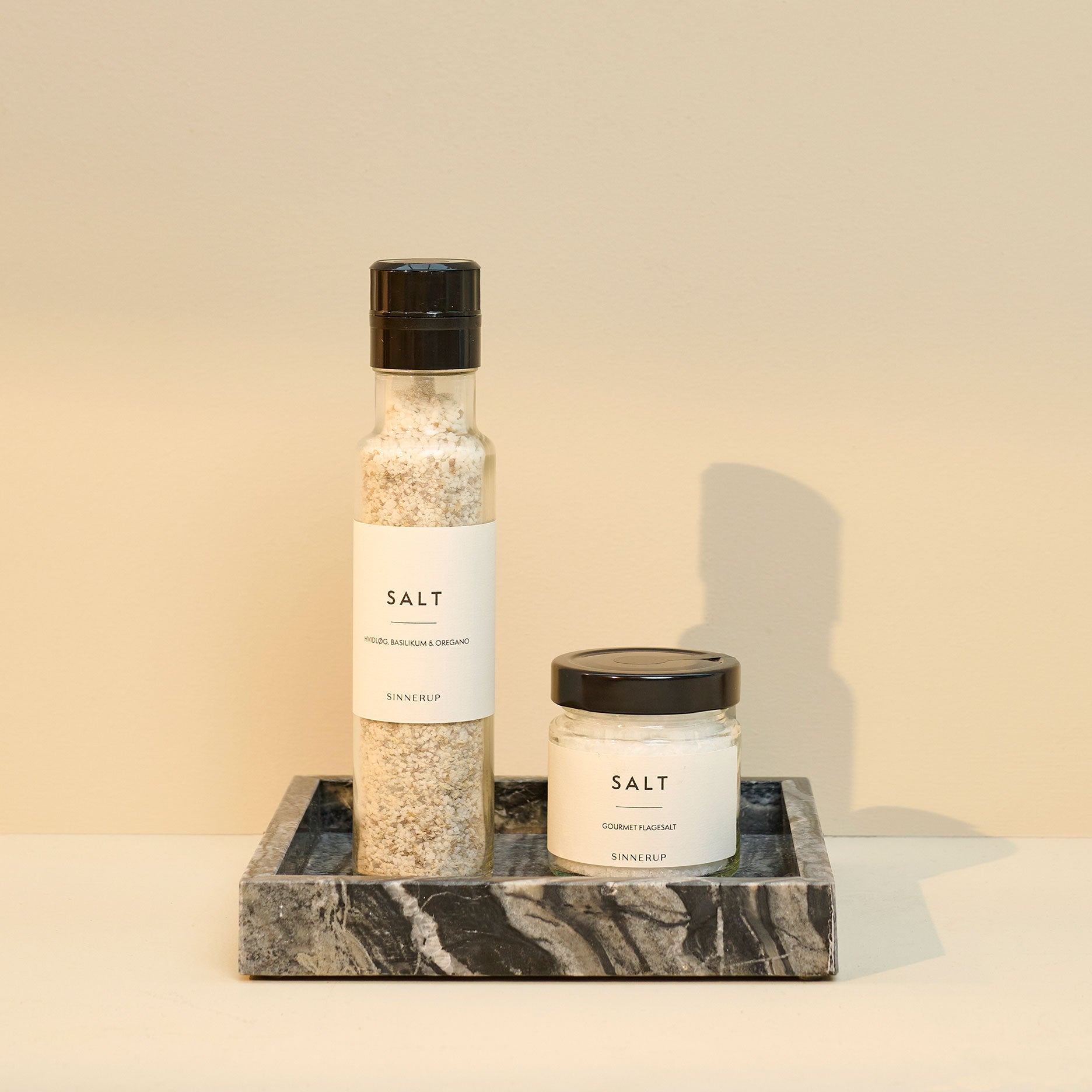 Marble II quadratisches Marmortablett